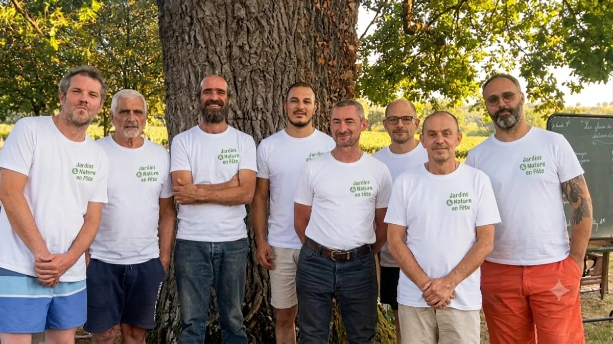 L'équipe de l'association Jardins & Nature en Fête
